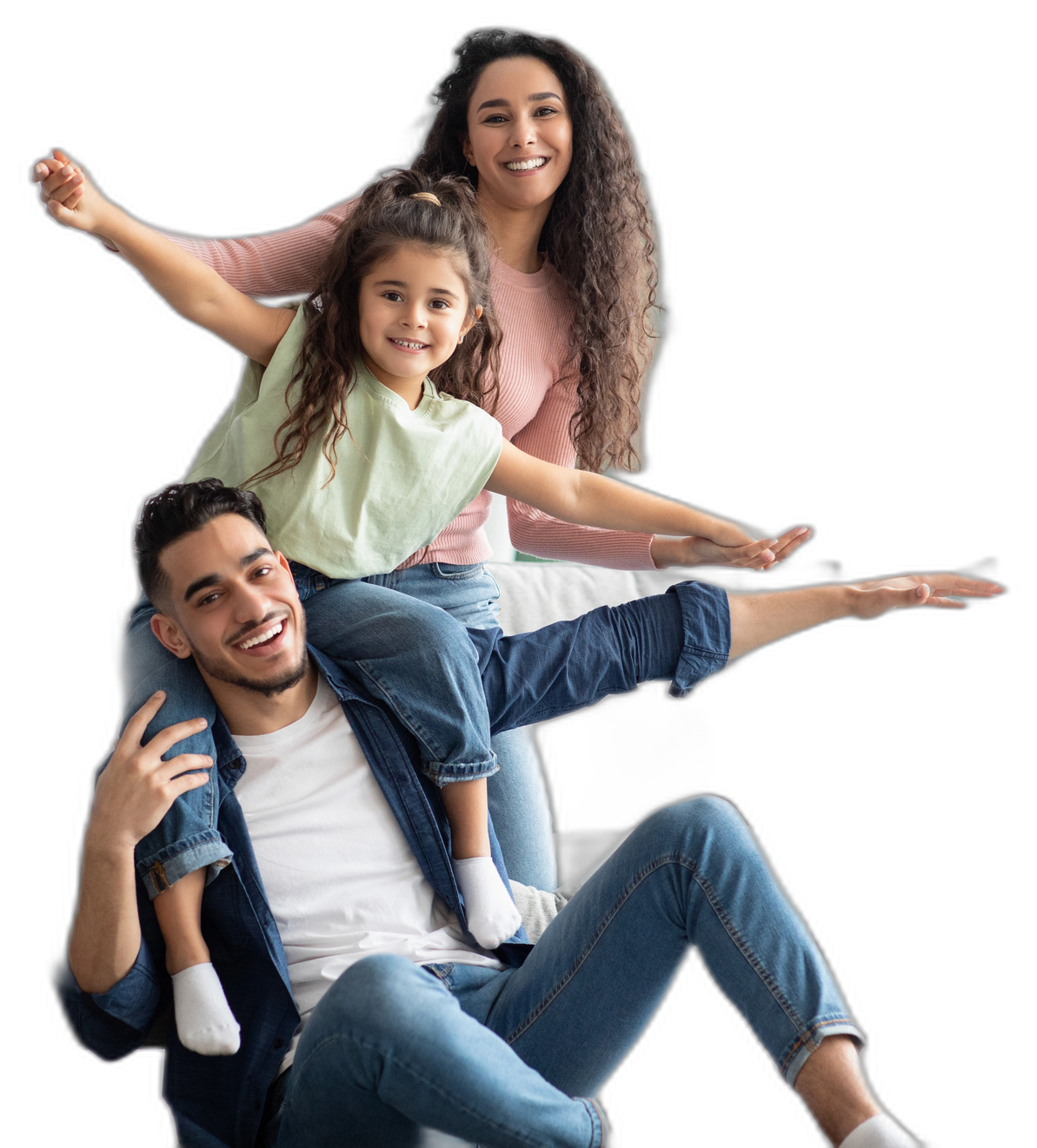 A family enjoying time together